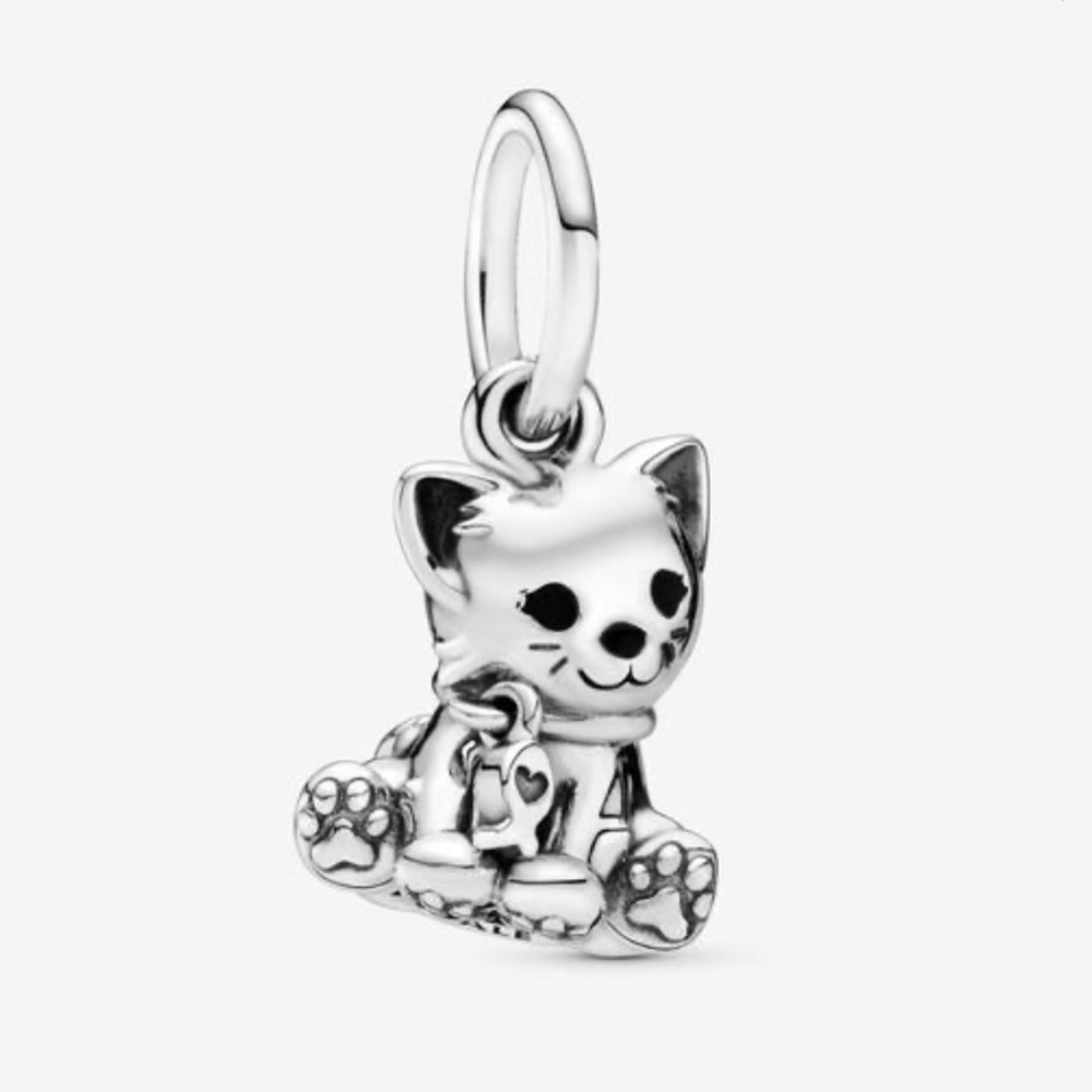NWT Pandora Kitty-Cat Dangle Charm